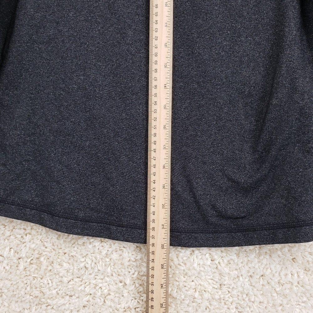 𝅺calia Carrie Underwood women US Small grey caviar black raglan top Limited Ed - Picture 9 of 11